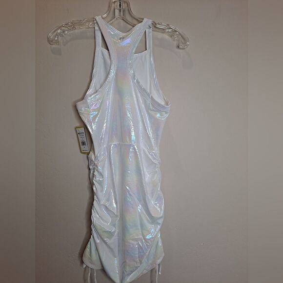 NWT Foil Iridescent Victory Dress Medium NWT - Picture 5 of 10